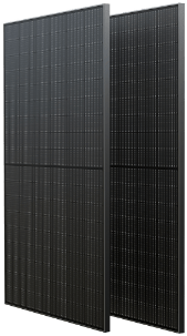 EcoFlow’s solar panel collecting energy.