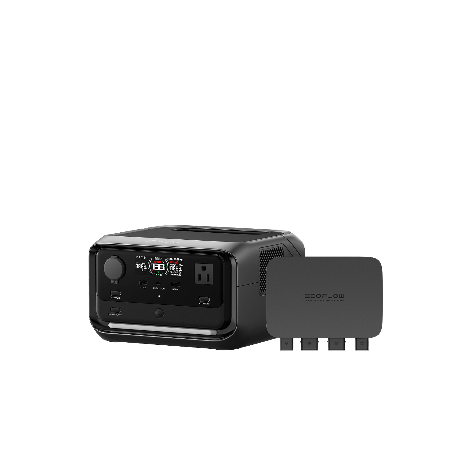 Load image into Gallery viewer, EcoFlow Alternator Charger RIVER 3 Plus + 500W Alternator Charger EcoFlow 500W Alternator Charger