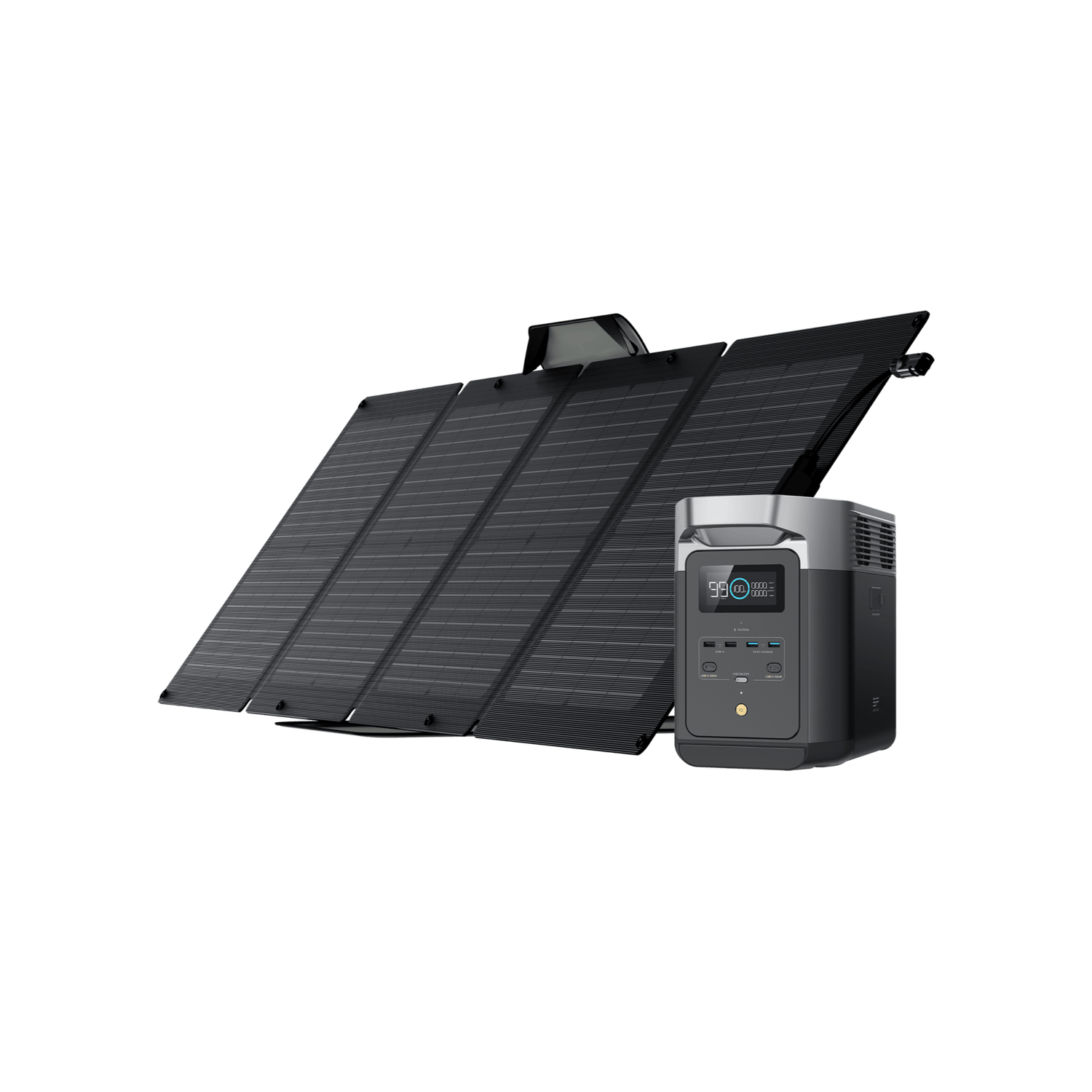 Load image into Gallery viewer, EcoFlow EcoFlow DELTA 2 + 2*110W Solar Panel EcoFlow DELTA 2 + 2*110W Portable Solar Panel - Flash Sale