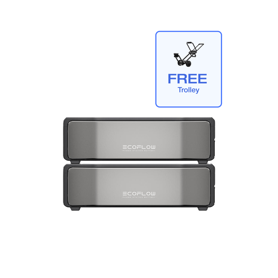 Load image into Gallery viewer, EcoFlow DPU EB (Members-only) 2 x DELTA Pro Ultra Smart Extra Battery + Free Trolley EcoFlow DELTA Pro Ultra Battery