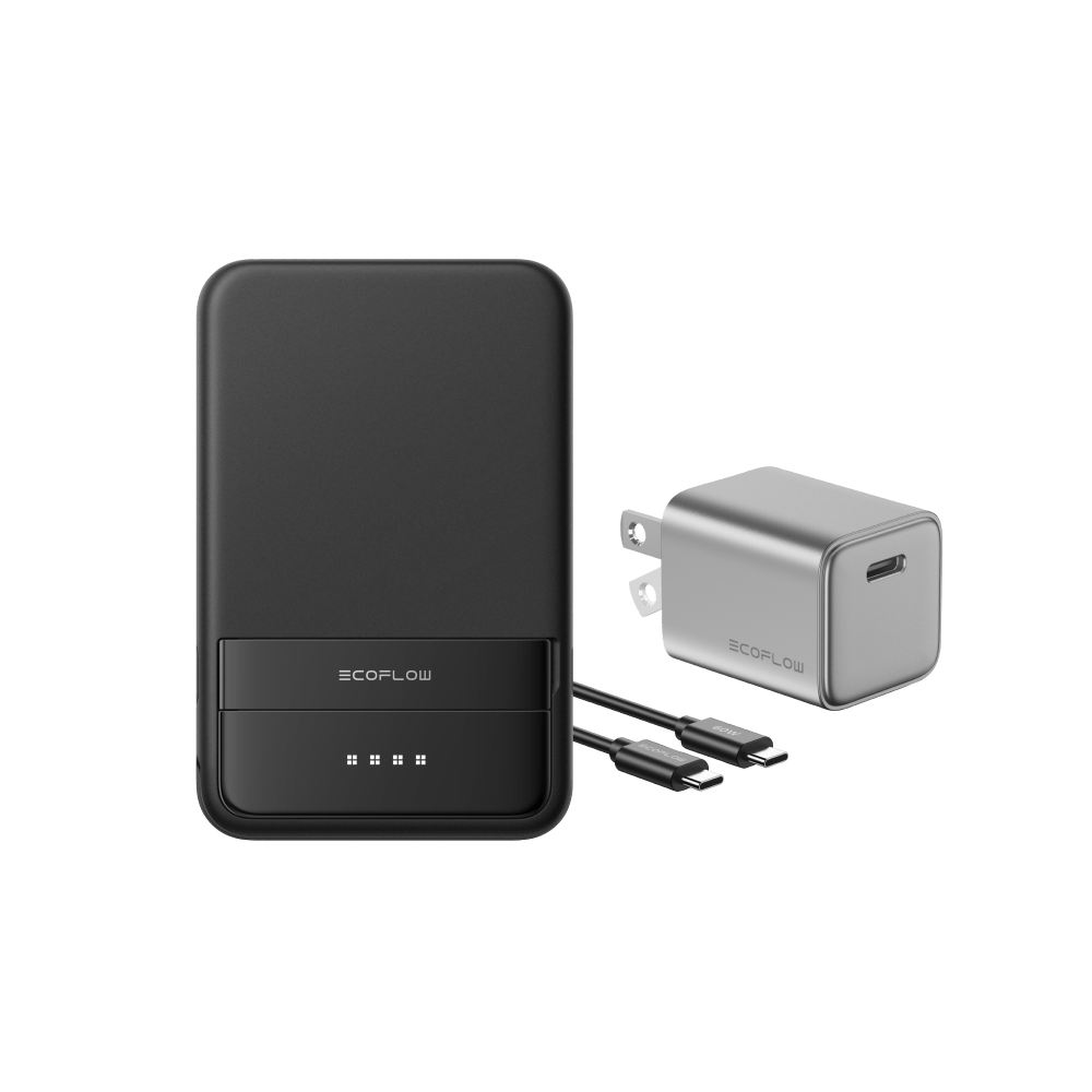 Load image into Gallery viewer, EcoFlow Rapid 5000 mAh / Black / 20W Charger EcoFlow RAPID Magnetic Power Bank (5000mAh)