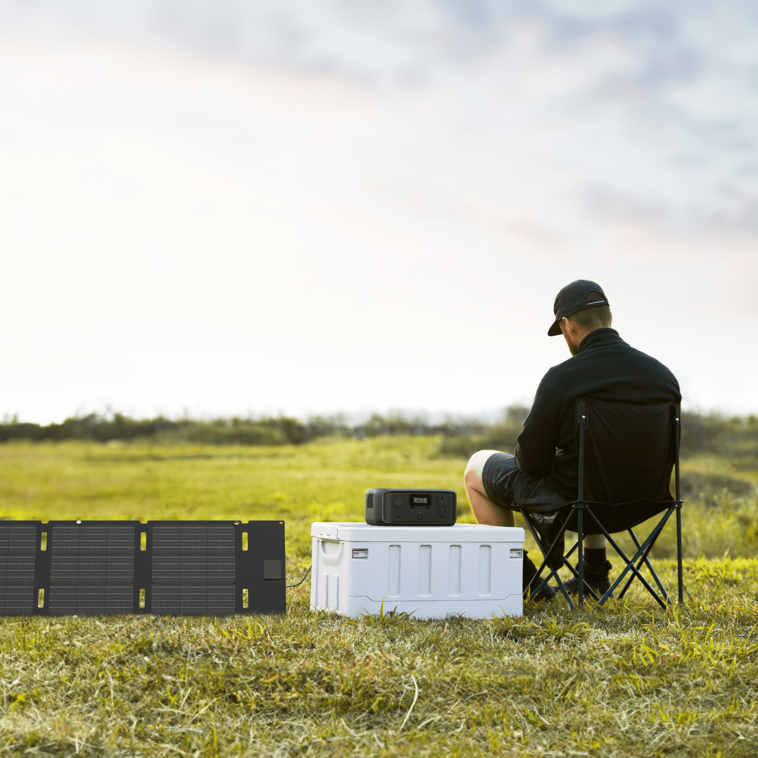 Load image into Gallery viewer, EcoFlow RIVER 3 + 45W + RIVER 3 Waterproof Bag (Free) EcoFlow RIVER 3 Solar Generator