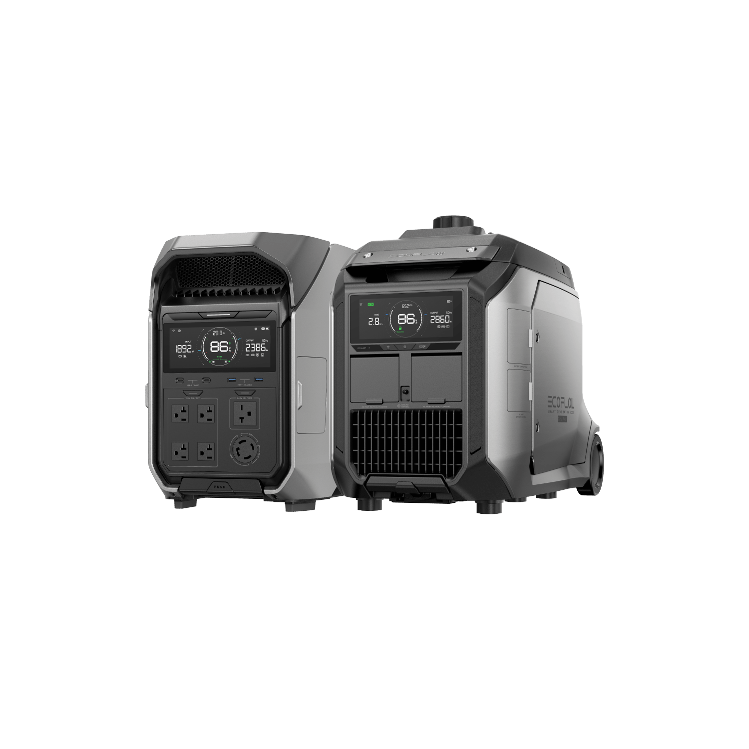 Load image into Gallery viewer, EcoFlow Smart Generator 4000 (Dual Fuel) + Delta Pro 3 EcoFlow DELTA Pro 3 + Smart Generator 4000 (Dual Fuel)