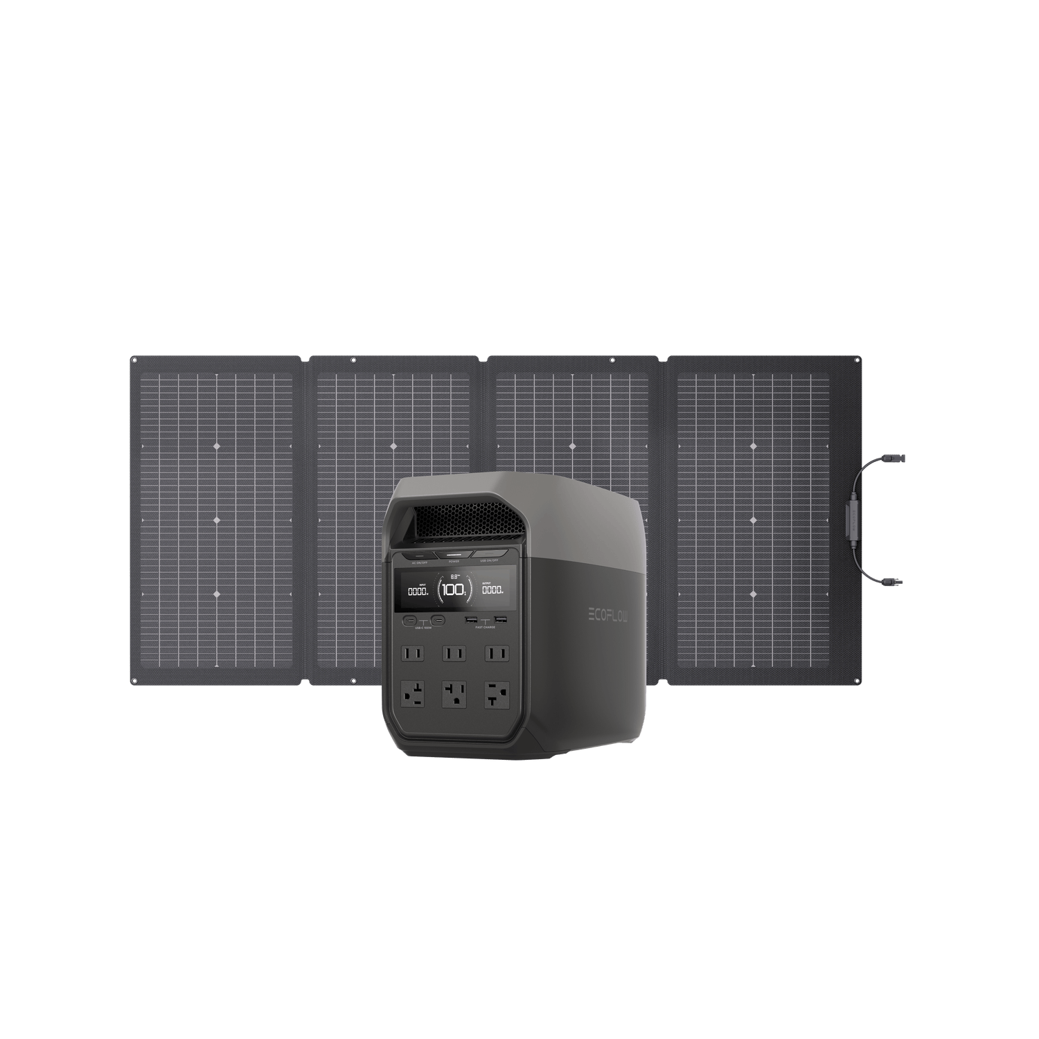 Load image into Gallery viewer, EcoFlow US Standalone DELTA 3 + 220W Portable Solar Pannel EcoFlow DELTA 3 Portable Power Station
