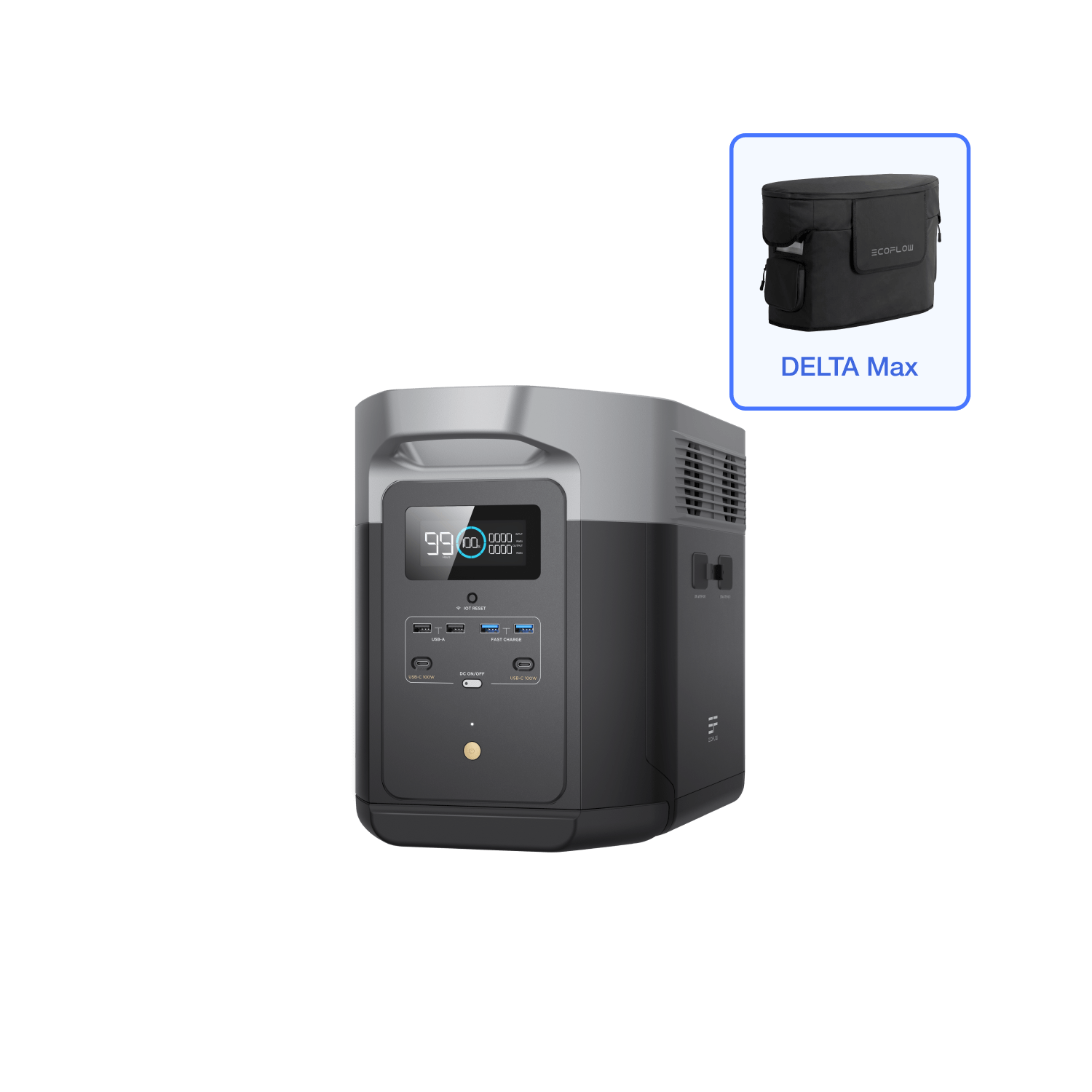 Load image into Gallery viewer, EcoFlow US DM-bundle DELTA Max (2000) + DELTA Max Bag EcoFlow DELTA Max 2000 Portable Power Station + DELTA Max Bag- Flash Sale