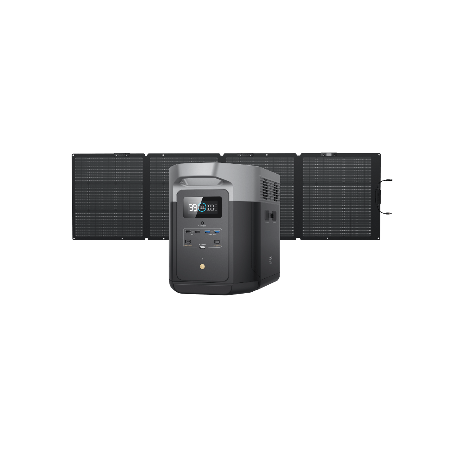 Load image into Gallery viewer, EcoFlow US Bundle DELTA Max (2000) / 1*220W EcoFlow DELTA Max Solar Generator (PV220W)