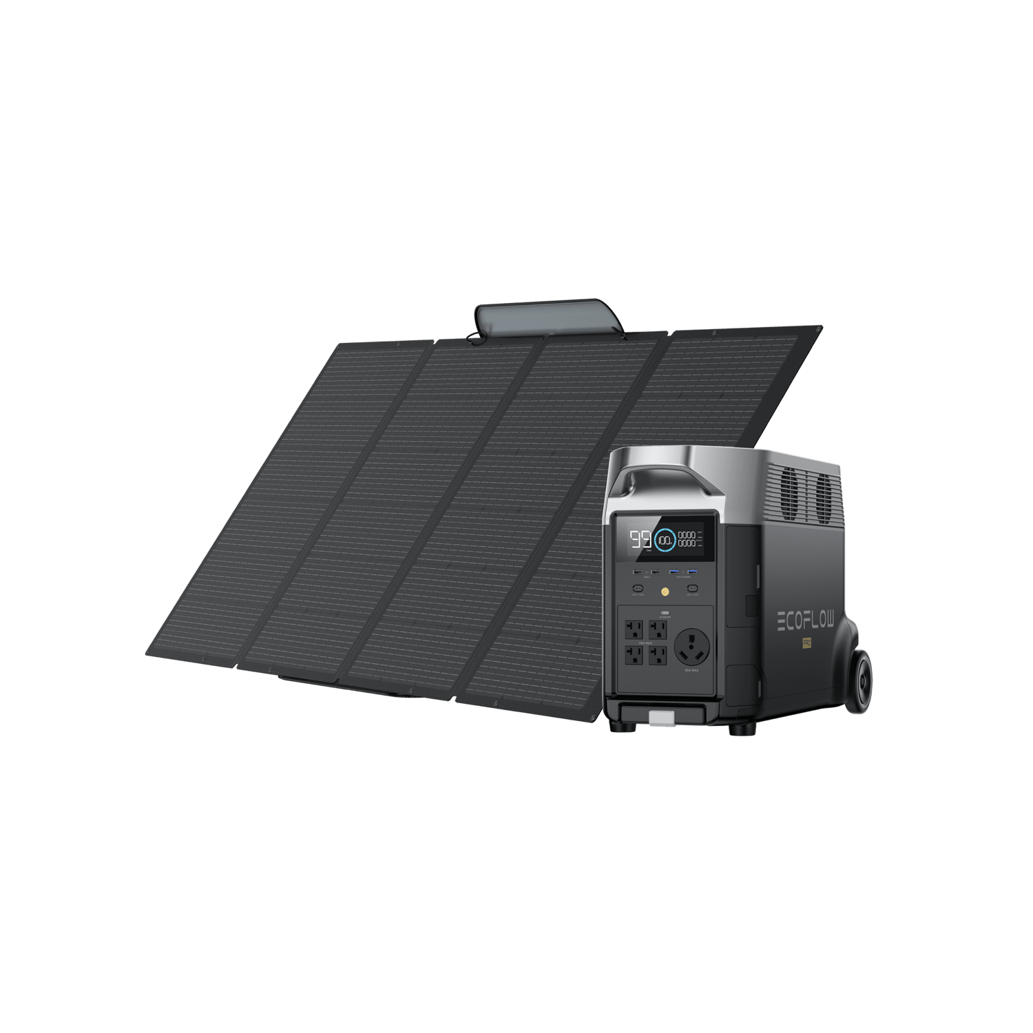 Load image into Gallery viewer, EcoFlow US Standalone DELTA Pro + 400W Portable Solar Panel EcoFlow DELTA Pro Portable Power Station