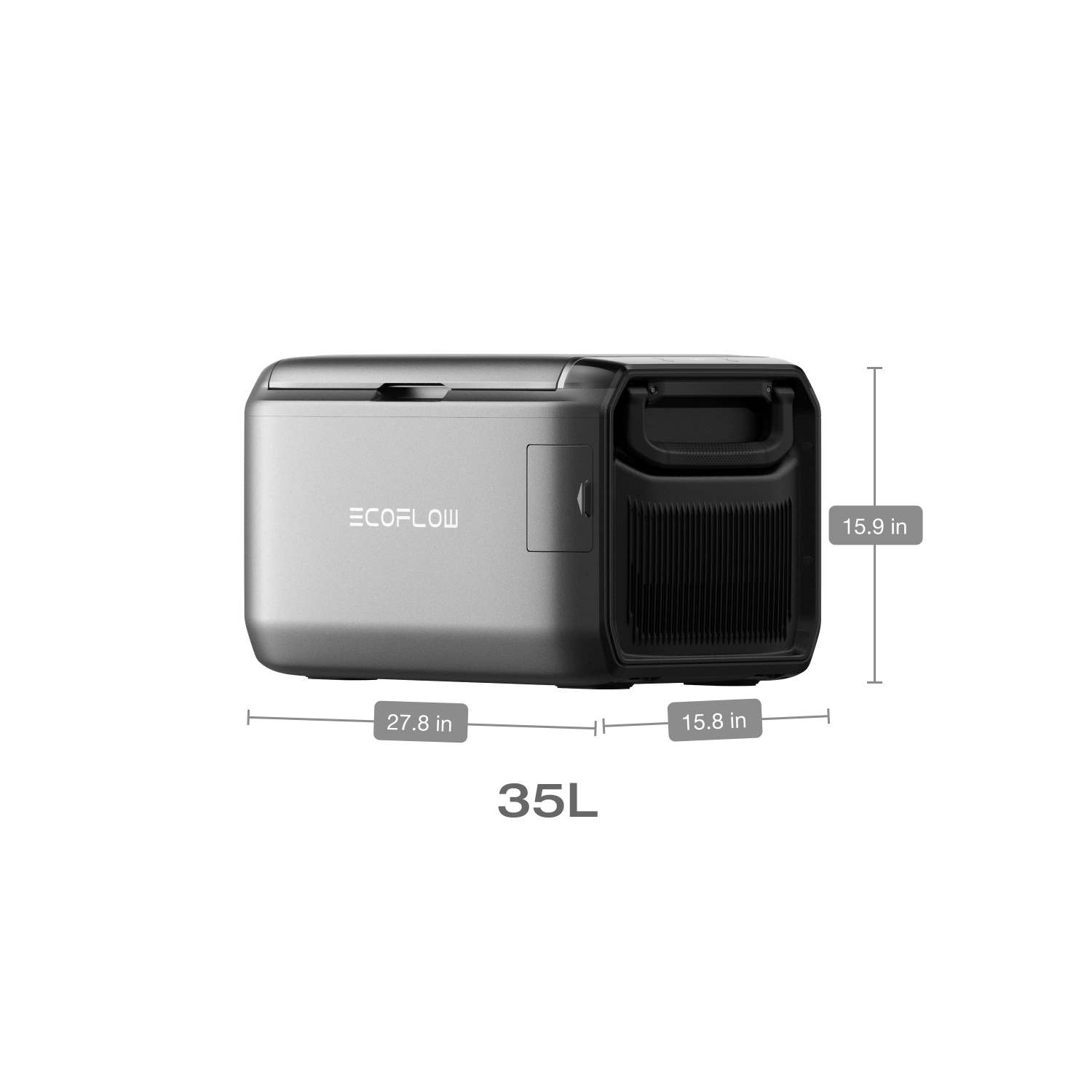 Load image into Gallery viewer, EcoFlow US GLACIER Classic 35L / Without Plug-in Battery EcoFlow GLACIER Classic Portable Fridge Freezer