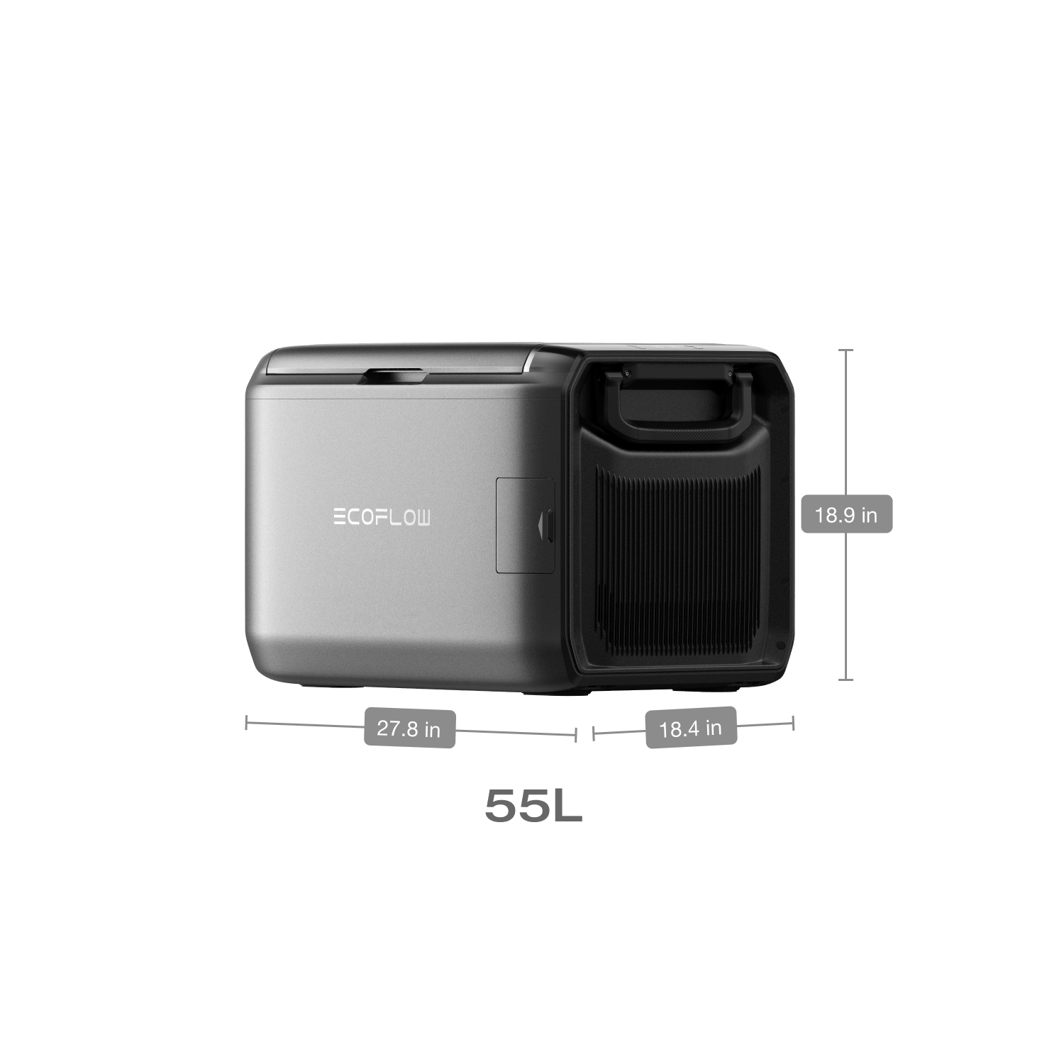 Load image into Gallery viewer, EcoFlow US GLACIER Classic 55L / Without Plug-in Battery EcoFlow GLACIER Classic Portable Fridge Freezer