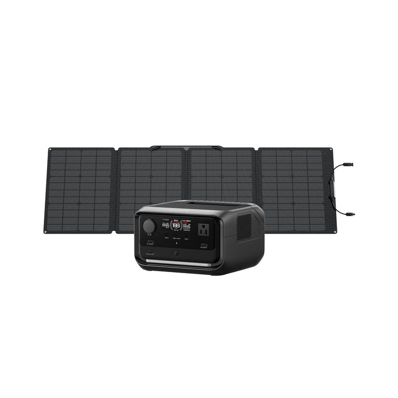 Load image into Gallery viewer, EcoFlow US R3P RIVER 3 Plus + 110W Solar Panel EcoFlow RIVER 3 Plus Portable Power Station