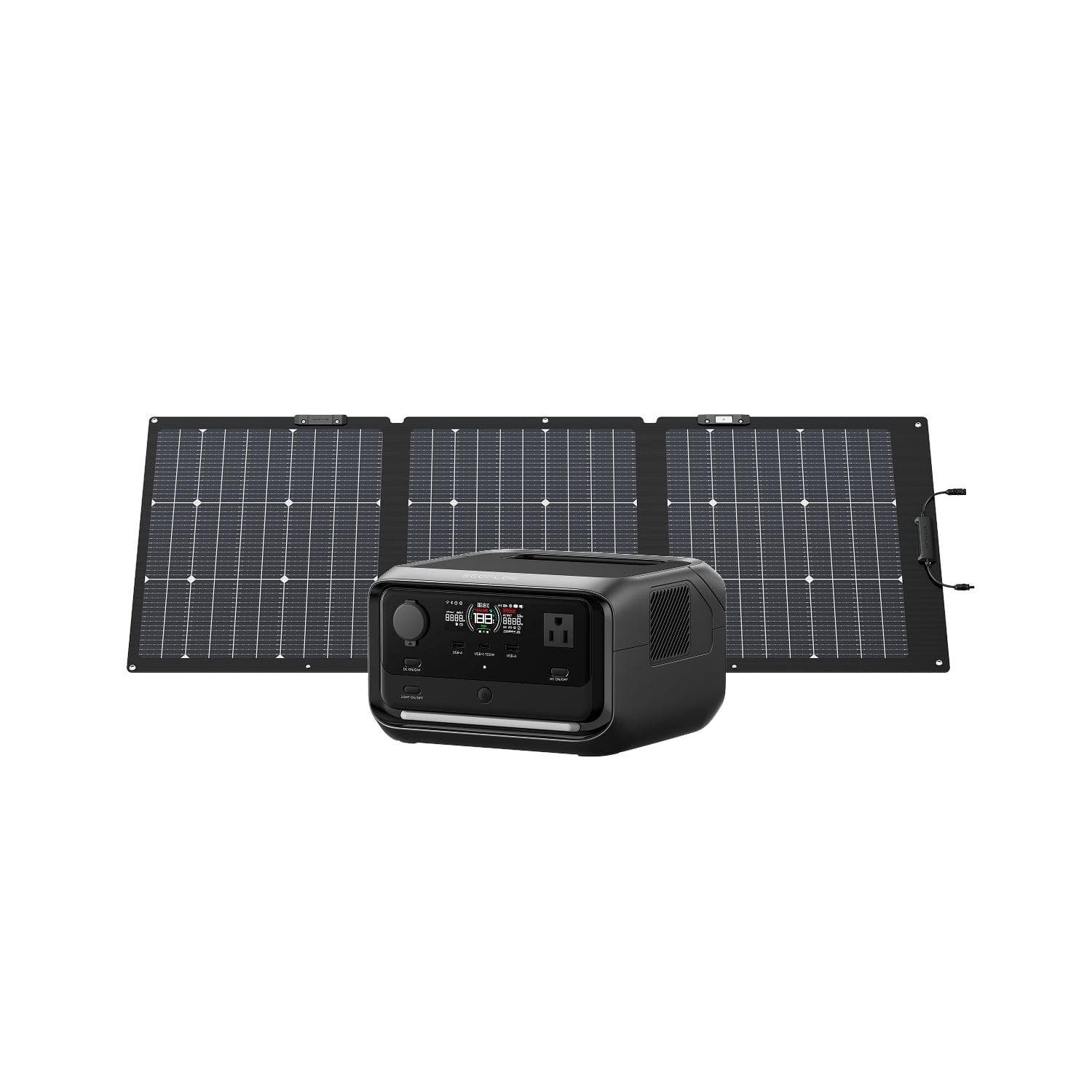 Load image into Gallery viewer, EcoFlow US R3P RIVER 3 Plus + 160W Solar Panel EcoFlow RIVER 3 Plus Portable Power Station