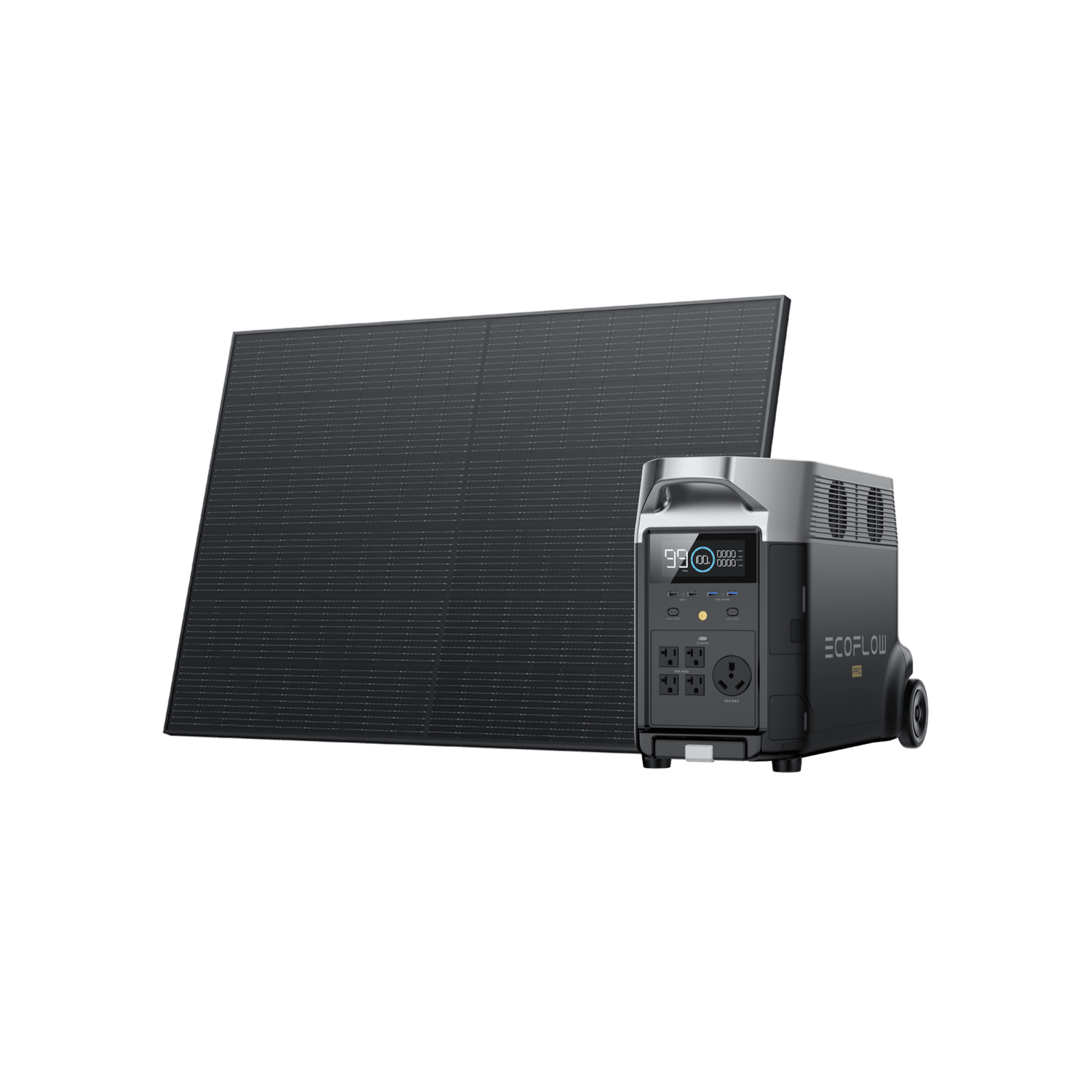 Load image into Gallery viewer, EcoFlow US Bundle EcoFlow DELTA Pro Portable Power Station + 400W Rigid Solar Panel
