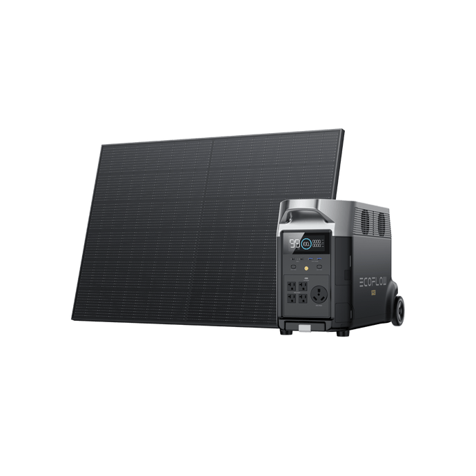 EcoFlow US Bundle EcoFlow DELTA Pro Portable Power Station + 400W Rigid Solar Panel