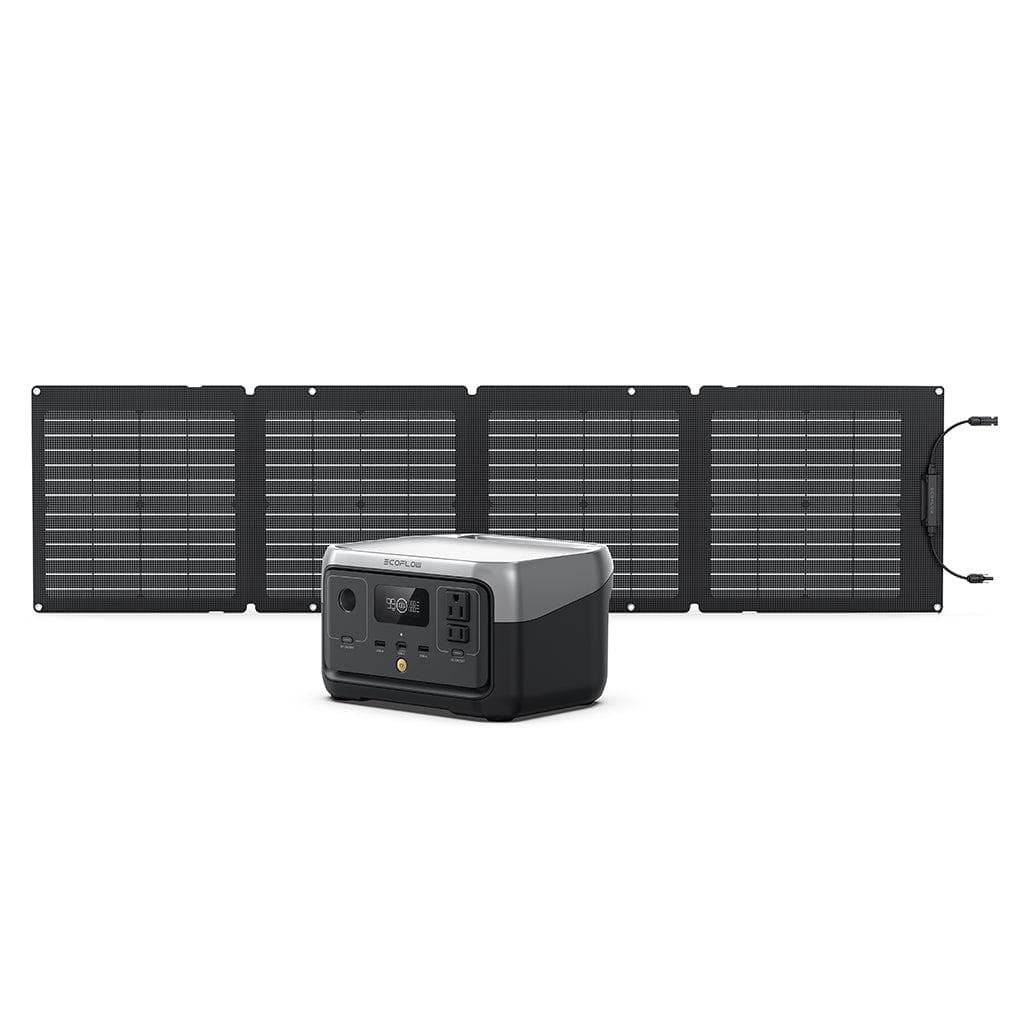 Load image into Gallery viewer, EcoFlow US 1 EcoFlow RIVER 2 + 110W Portable Solar Panel