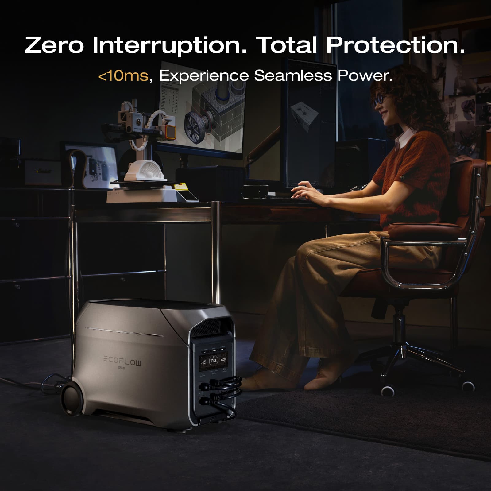 EcoFlow DELTA 3 Ultra Plus Portable Power Station (3072Wh) (Refurbished)