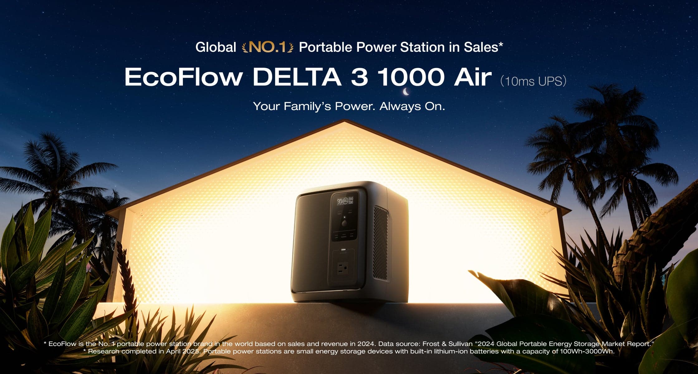 【新発売】EcoFlow DELTA 3 1000 Air DELTA 3 1000 Air Portable Power Station |EcoFlow US