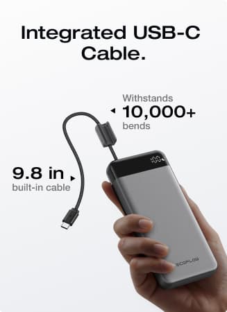 RAPID 20K 45W Built-in Cable Power Bank | EcoFlow