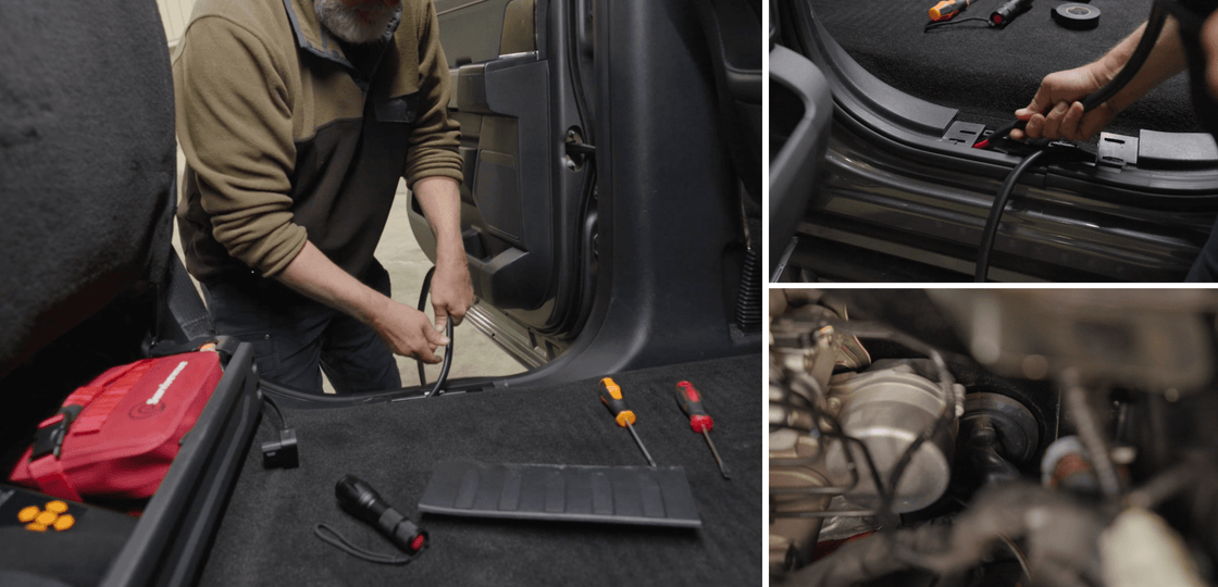 Clean, easy install without leaving a mark