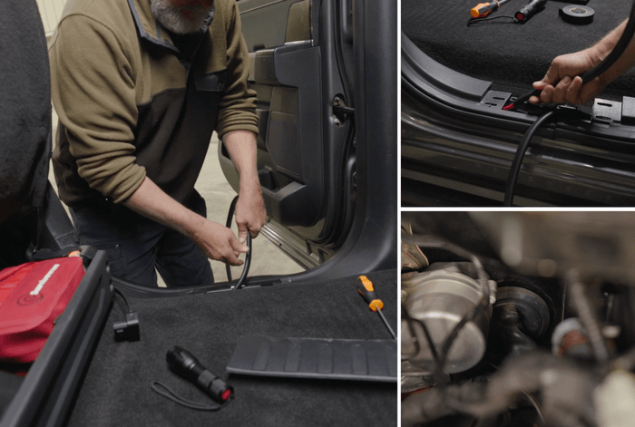 Clean, easy install without leaving a mark