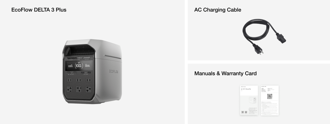 תחנת כוח ניידת Delta 3 Plus מבית ECOFLOW