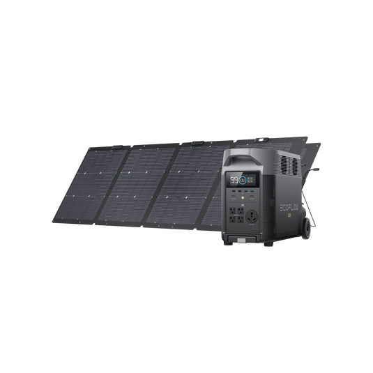 EcoFlow DELTA Pro Portable Power Station + 220W Portabel Solar Panel*2