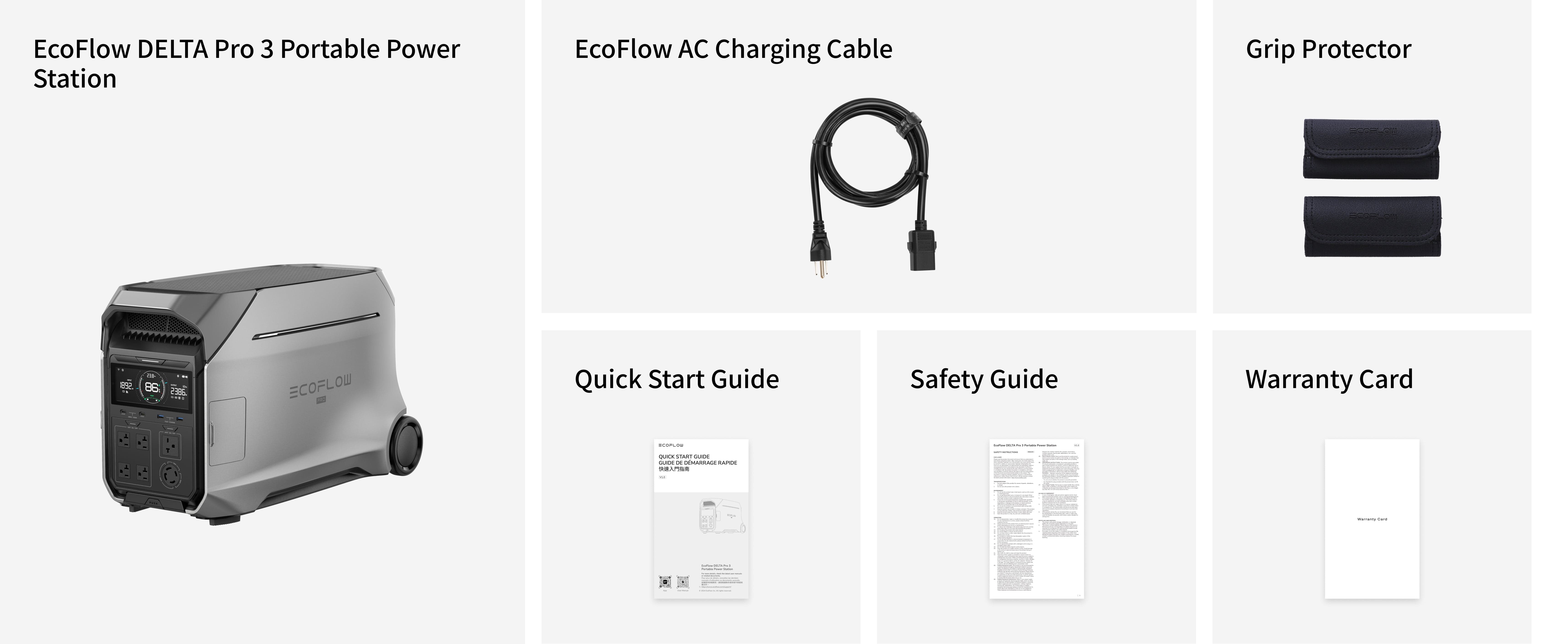 EcoFlow DELTA Pro 3 Whole Home Power Kit 2 DELTA Pro 3 50 Amp Hub EcoFlow DELTA Pro 3 Whole Home Power Kit 2 DELTA Pro 3 50 Amp Hub