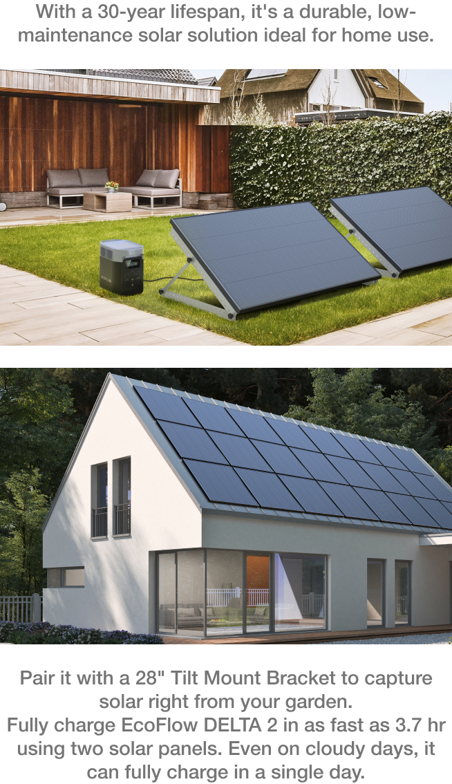 Long-lasting solar solution for your home