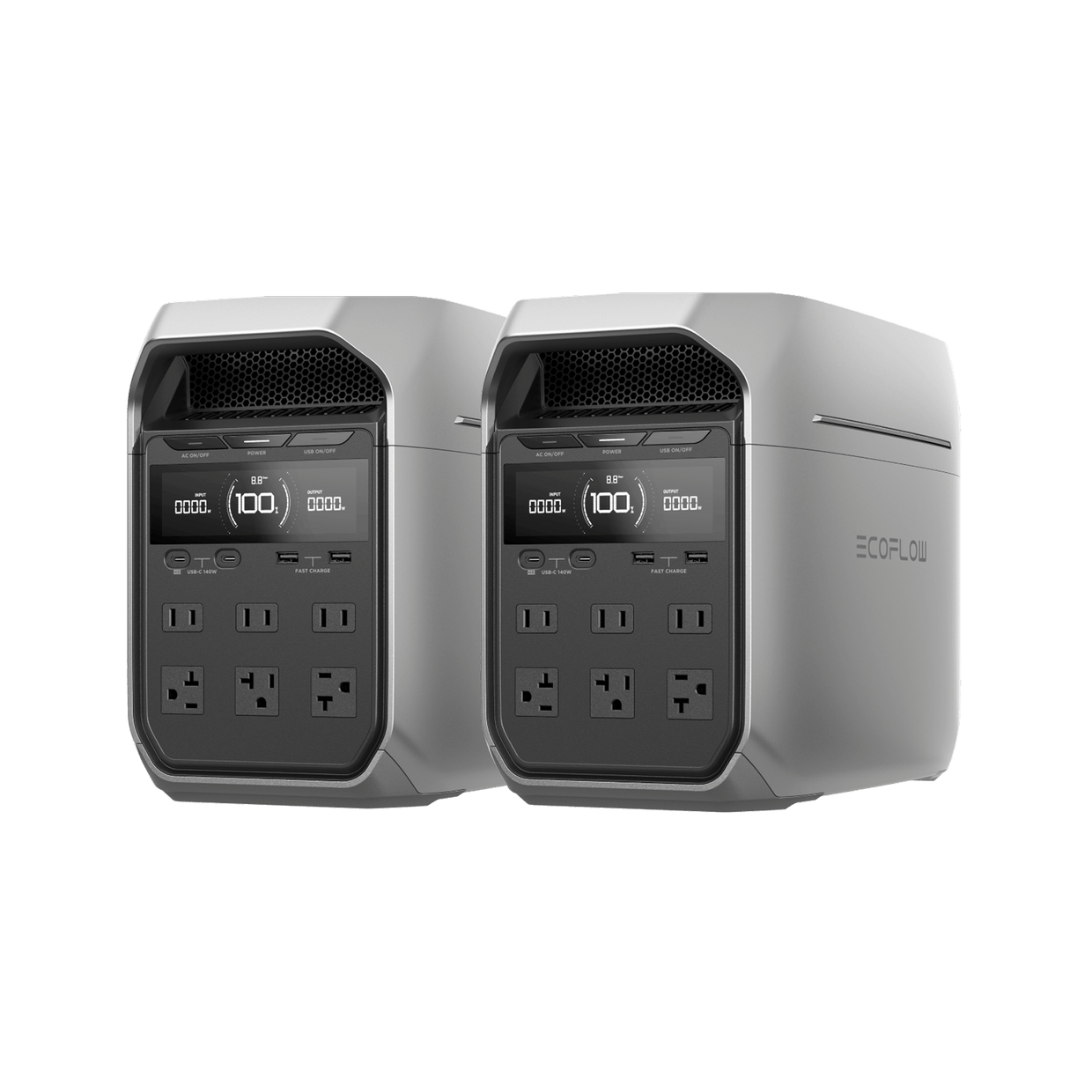 EcoFlow US Standalone 2 x DELTA 3 Plus EcoFlow DELTA 3 Plus Portable Power Station