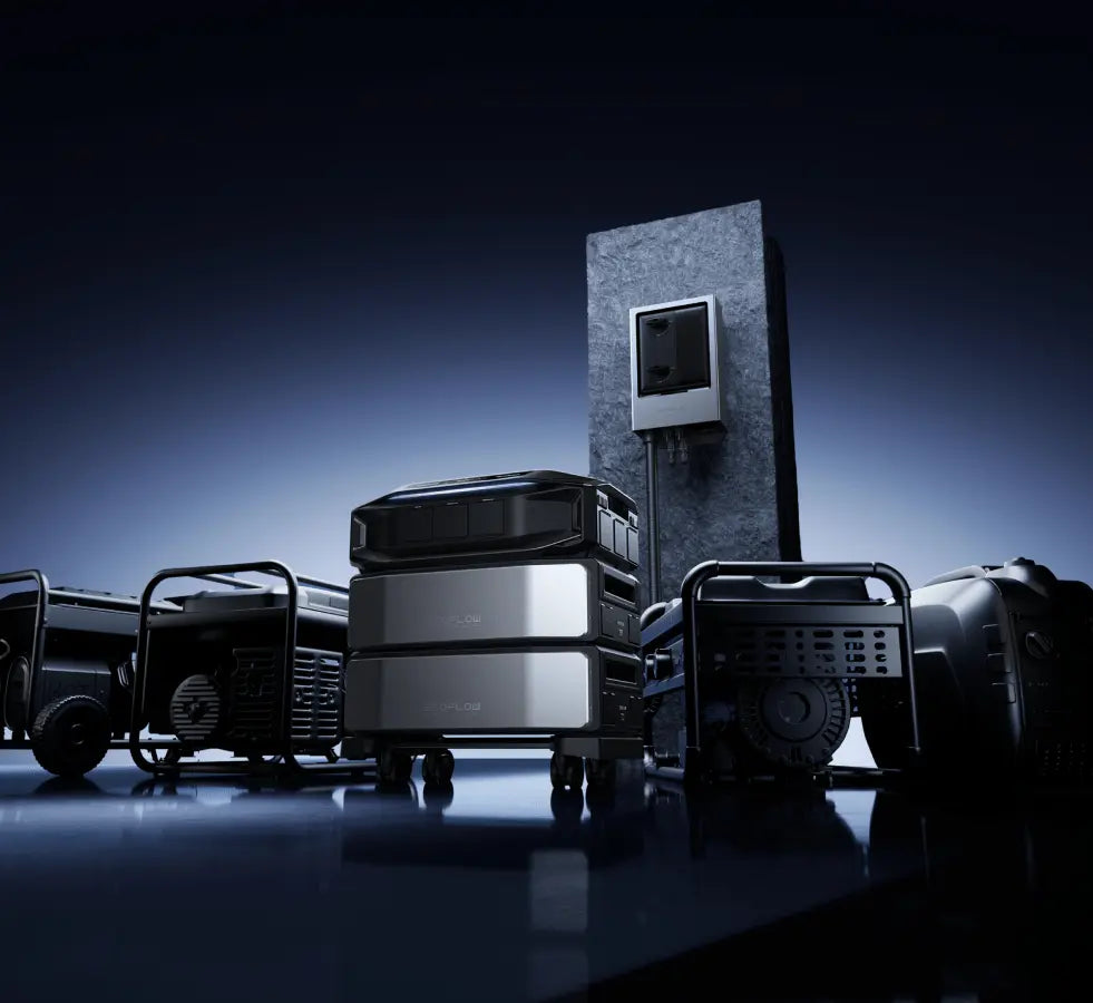 Enchufa tu generador a DELTA Pro Ultra X para un respaldo sin interrupciones².