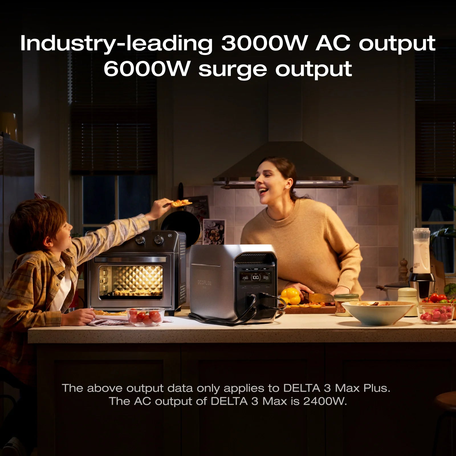 EcoFlow DELTA 3 Max Series Portable Power Station (2048Wh)