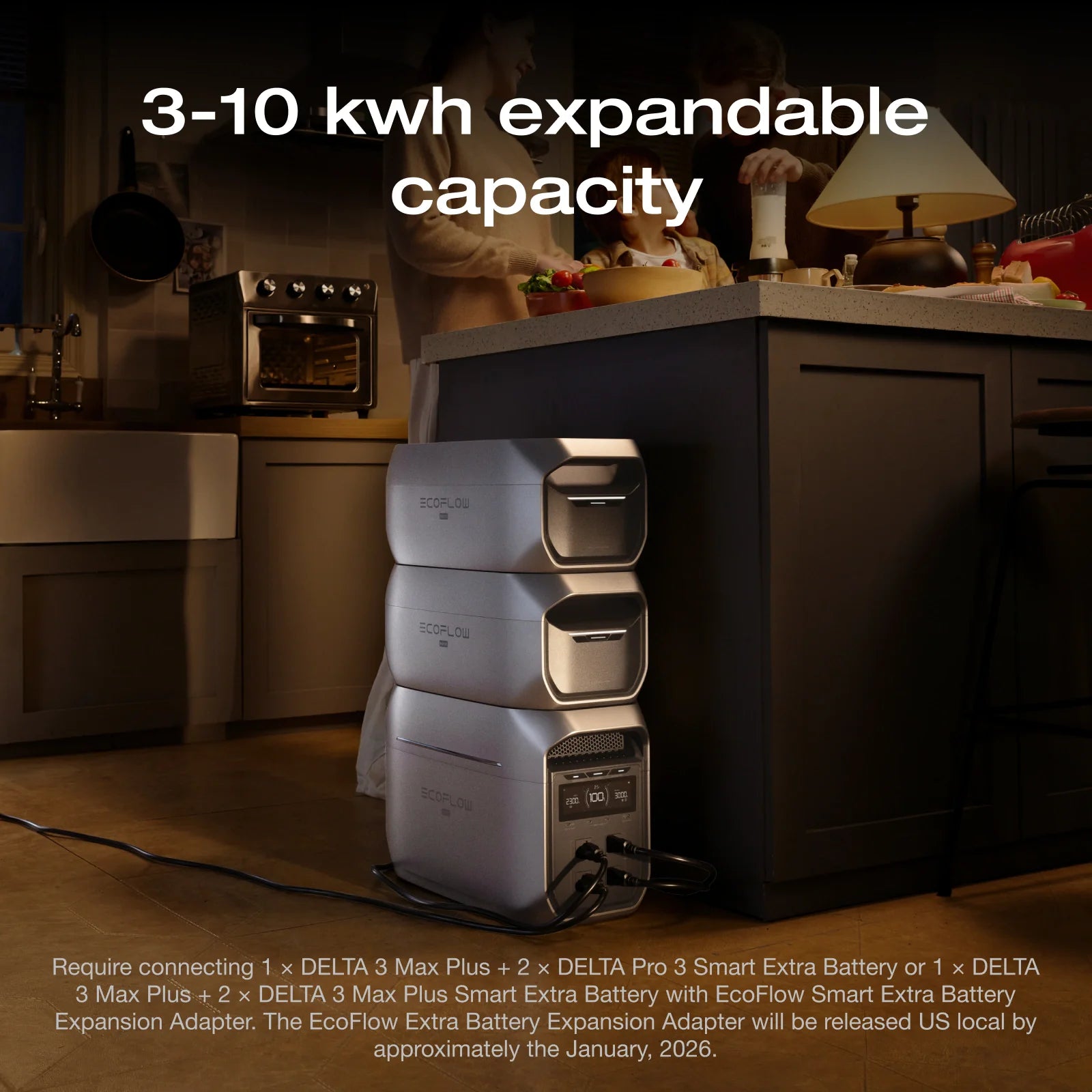 EcoFlow DELTA 3 Max Series Portable Power Station (2048Wh)