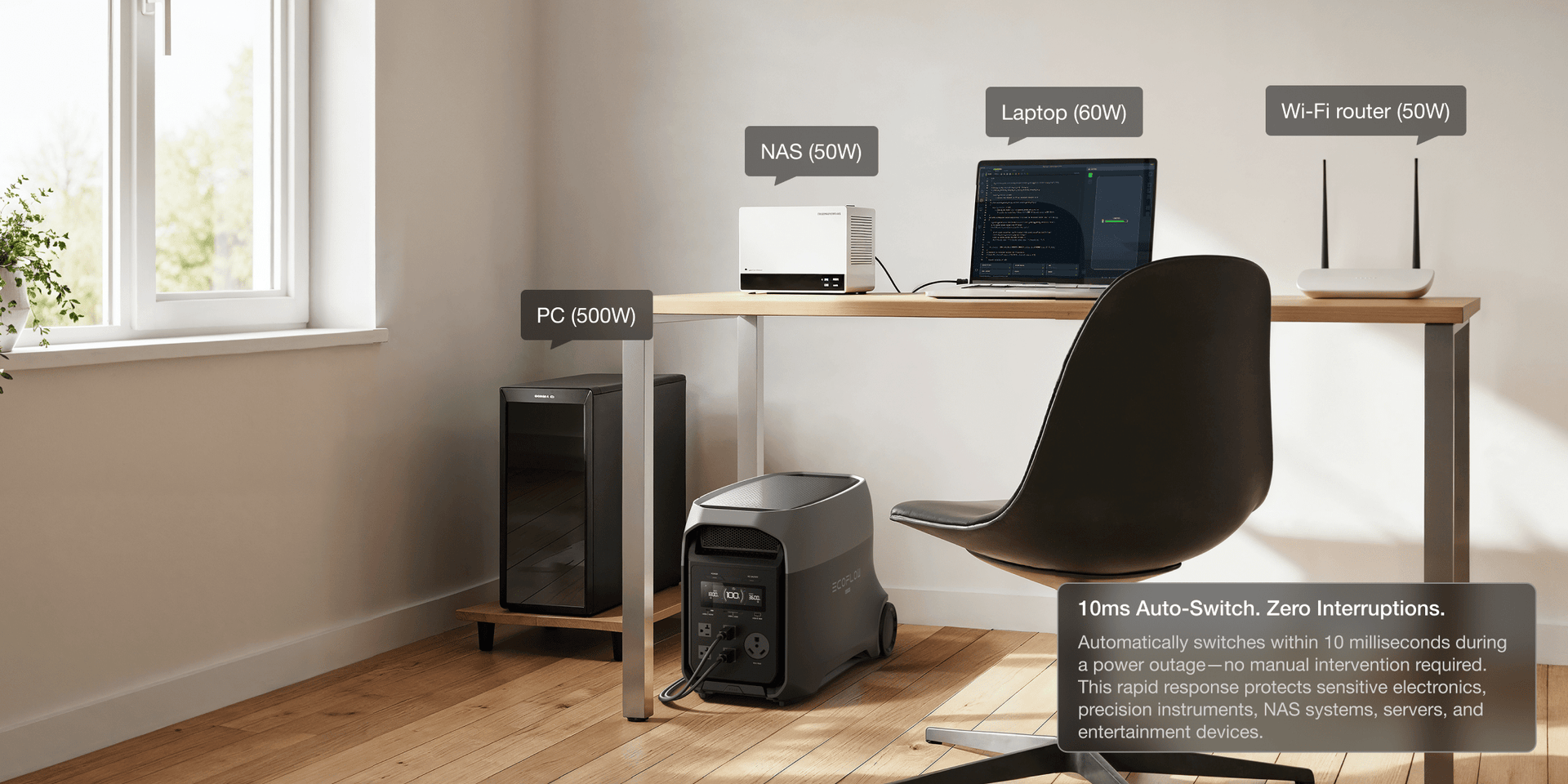 3600W Output—Powerful. Stable. Built to Handle It All