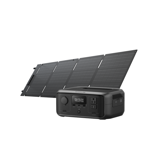 EcoFlow RIVER 3 + 60W Solar Panel