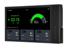 EcoFlow’s Power Kits Console, a component in EcoFlow Power Kits that monitors your system.