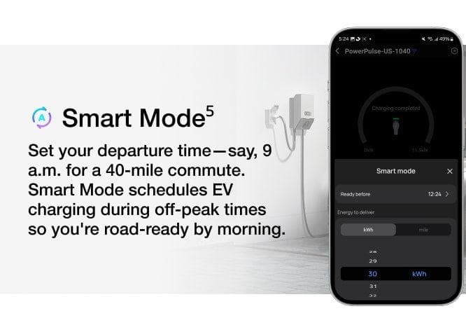 Intelligent Charging Modes for EV Chargers Standalone Use