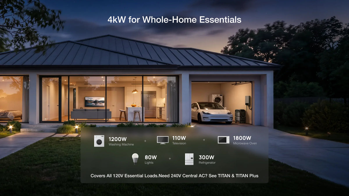 EcoFlow TITAN 5000 Classic Whole-Home Backup Power