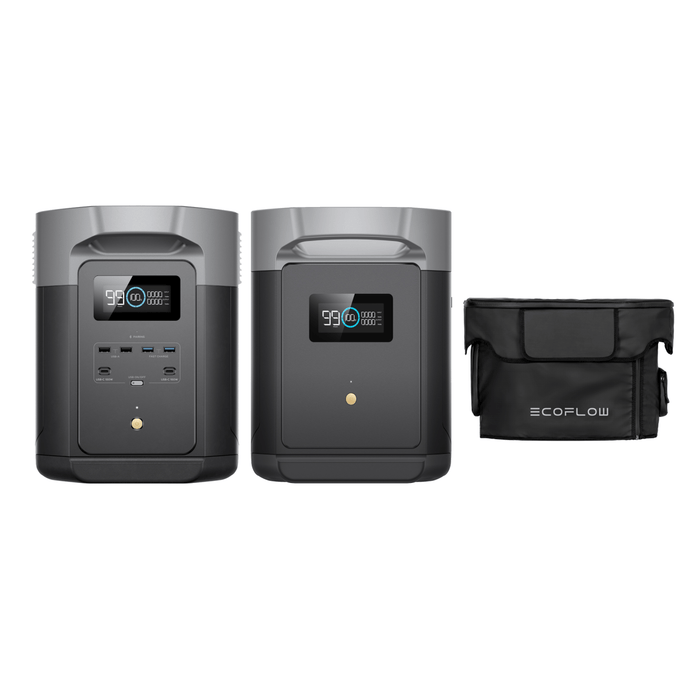 EcoFlow DELTA 2 Max + DELTA 2 Max Extra Battery + DELTA 2 Max Bag DELTA 2 Max + DELTA 2 Max Extra Battery + DELTA 2 Max Bag