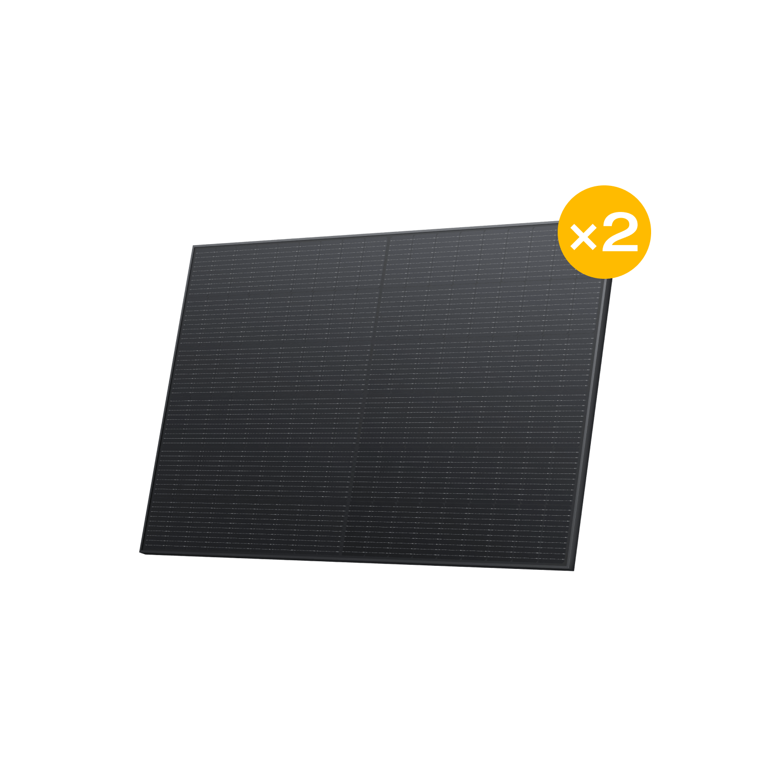 EcoFlow Giving Back 2 × 400W Rigid Solar Panel + 4 × Rigid Solar Panel Mounting Feet EcoFlow 2 × 400W Rigid Solar Panel (Recommended Accessory)