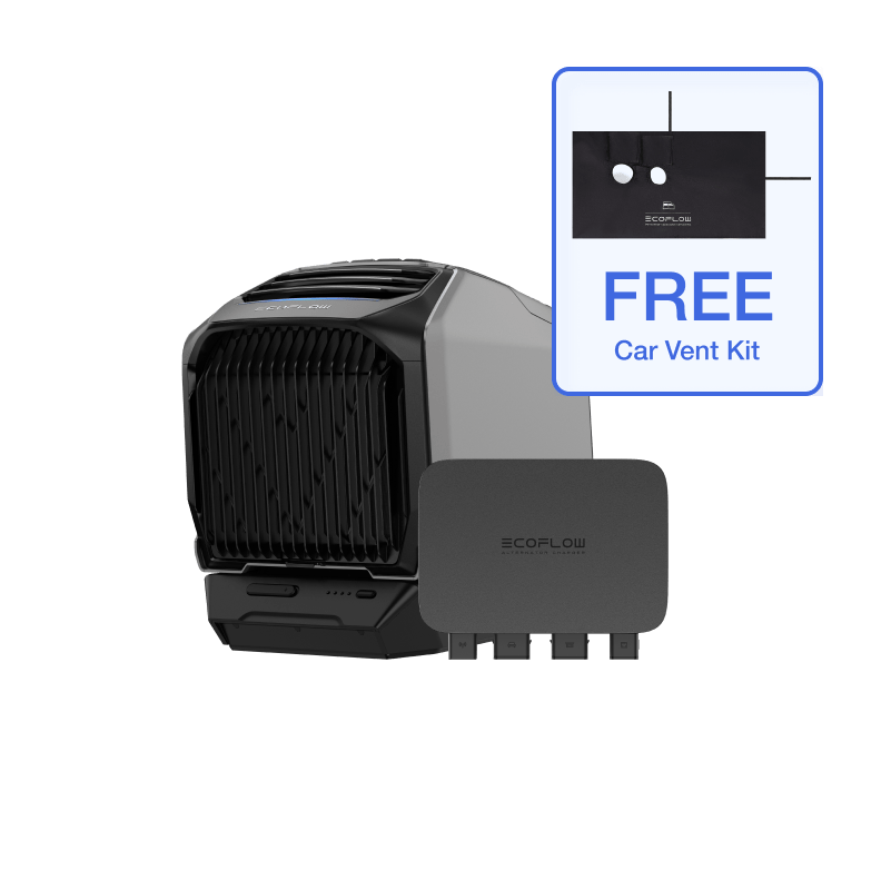 EcoFlow 800W Alternator Charger EcoFlow WAVE 2 + Addon Battery