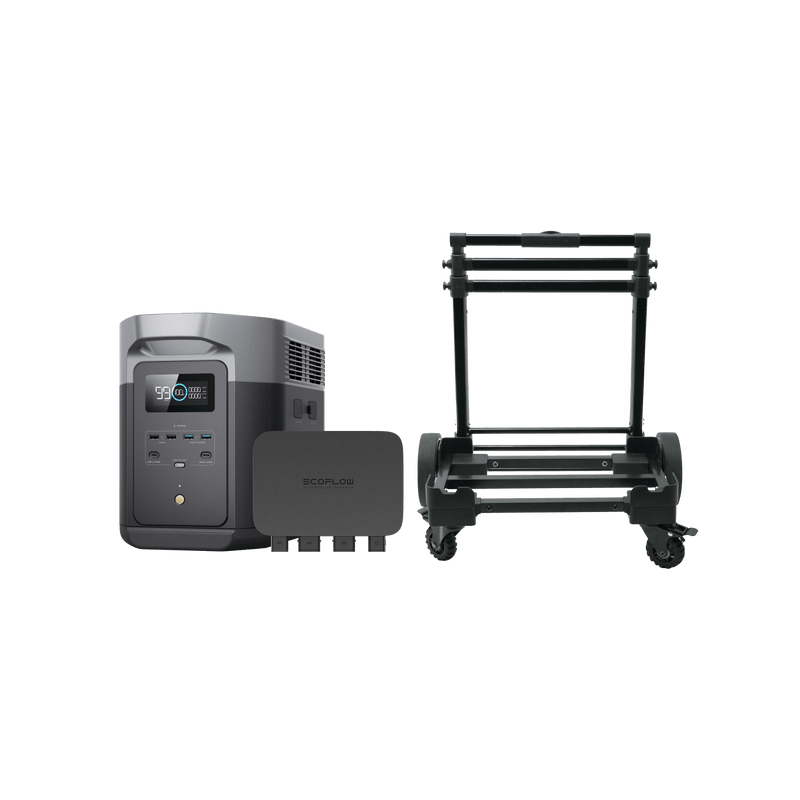 Load image into Gallery viewer, EcoFlow Alternator Charger EcoFlow DELTA 2 MAX + 800W Alternator Charger  + Hand Truck EcoFlow DELTA 2 MAX + 800W Alternator Charger  + Hand Truck
