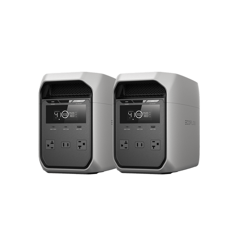 EcoFlow D3C 2 x DELTA 3 Classic (1024Wh) EcoFlow DELTA 3 Classic Portable Power Station (1024Wh)