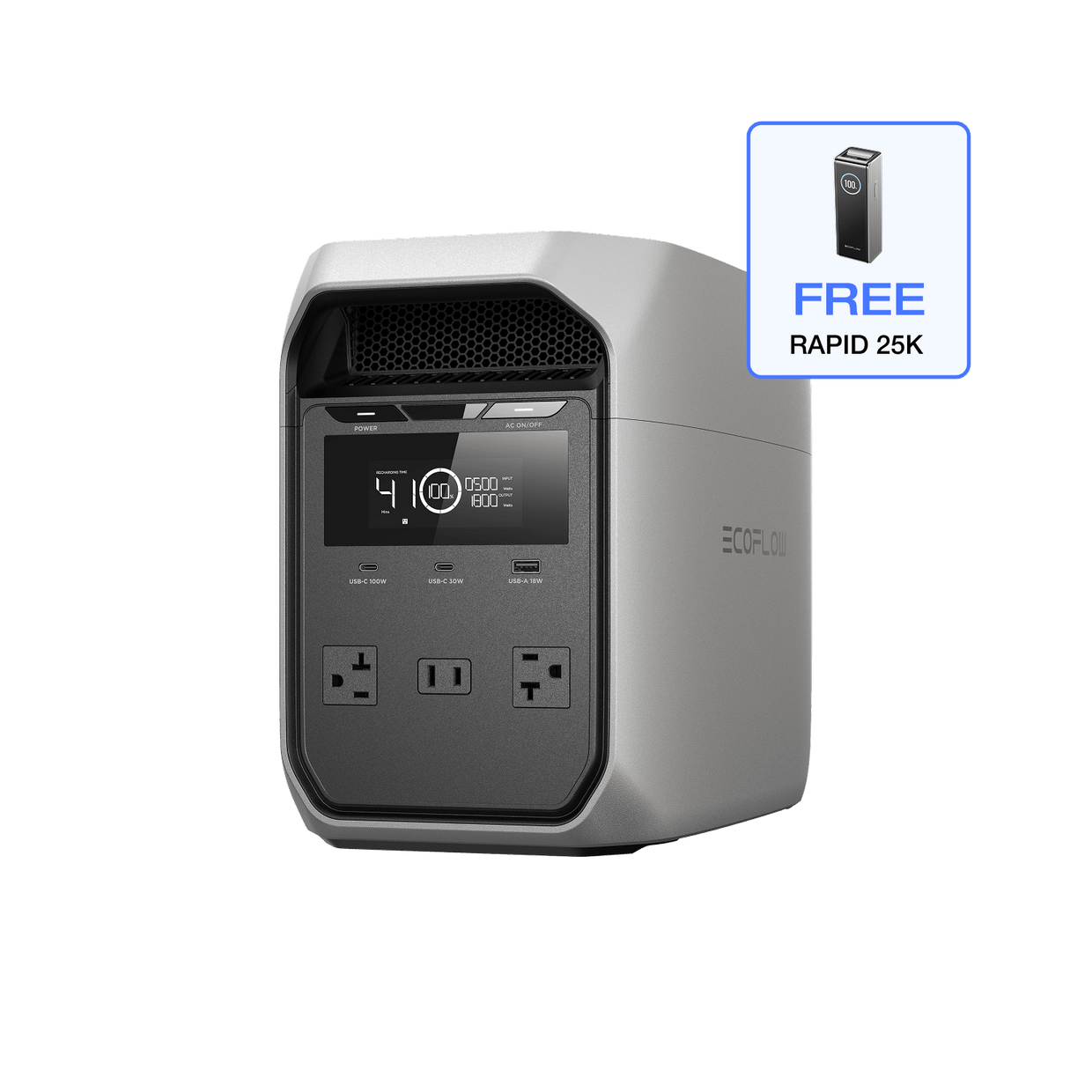 ECOFLOW DELTA3 1024Wh 急速充電 エコフロー DELTA 3 Classic Portable Power Station | EcoFlow US