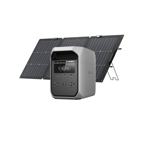 EcoFlow D3C DELTA 3 Classic (1024Wh) + 160W Solar Panel EcoFlow DELTA 3 Classic Portable Power Station (1024Wh)