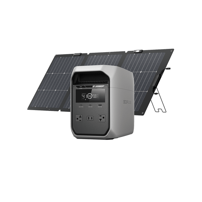 EcoFlow D3C DELTA 3 Classic (1024Wh) + 160W Solar Panel EcoFlow DELTA 3 Classic Portable Power Station (1024Wh)