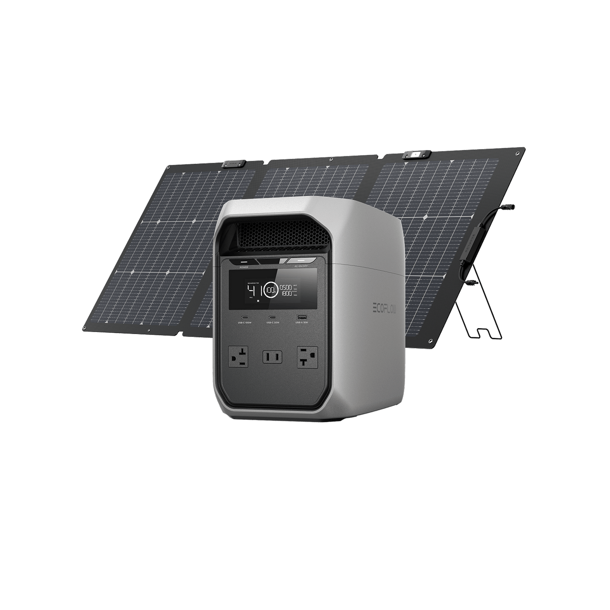 EcoFlow D3C DELTA 3 Classic (1024Wh) + 160W Solar Panel EcoFlow DELTA 3 Classic Portable Power Station (1024Wh)