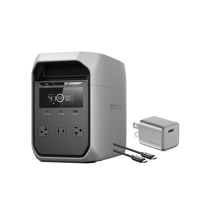 EcoFlow D3C DELTA 3 Classic + 20W Charger EcoFlow DELTA 3 Classic Portable Power Station (1024Wh)