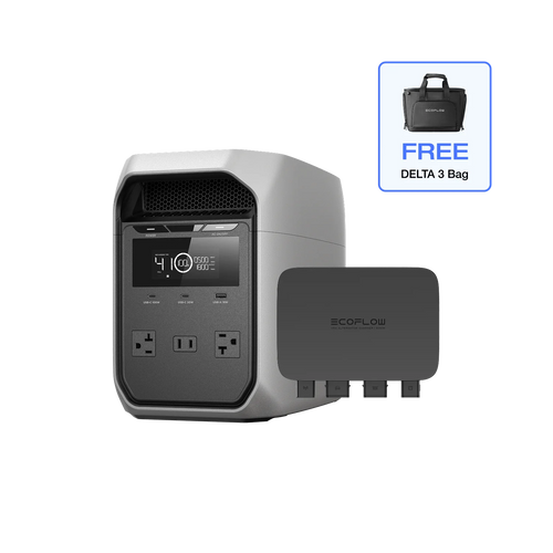 EcoFlow D3C （Members Only) DELTA 3 Classic (1024Wh) + 500W Alternator Charger + Free Bag EcoFlow DELTA 3 Classic Portable Power Station (1024Wh)