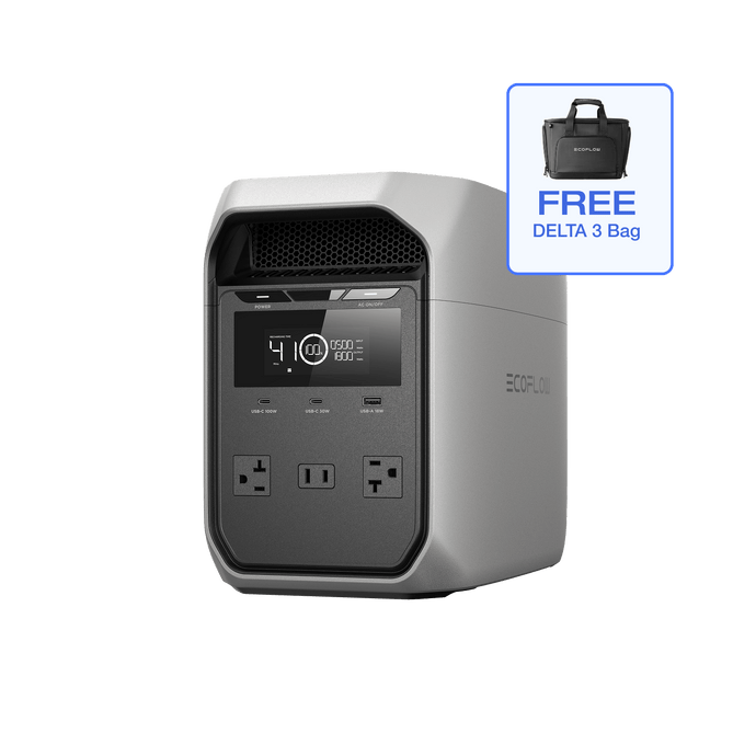EcoFlow D3C DELTA 3 Classic (1024Wh) + Bag EcoFlow DELTA 3 Classic Portable Power Station (1024Wh) —— Special Offer