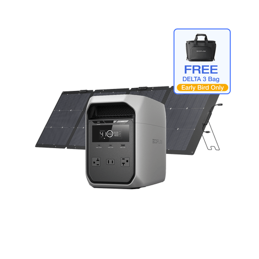EcoFlow DELTA 3 Classic + 220W Solar Panel EcoFlow DELTA 3 Classic Portable Power Station