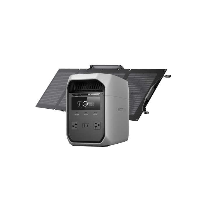 EcoFlow D3C DELTA 3 Classic + 110W Solar Panel EcoFlow DELTA 3 Classic Solar Generator (PV110W)